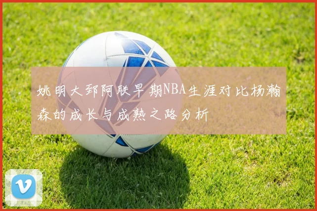 姚明大郅阿联早期NBA生涯对比杨瀚森的成长与成熟之路分析